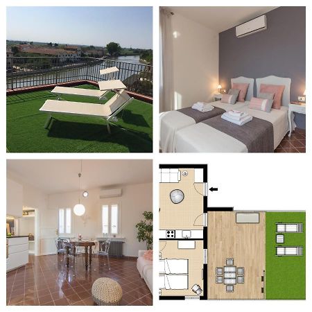 Palazzo Spada - Attico Con Terrazza Vista Fiume In Centro Codigoro Eksteriør bilde